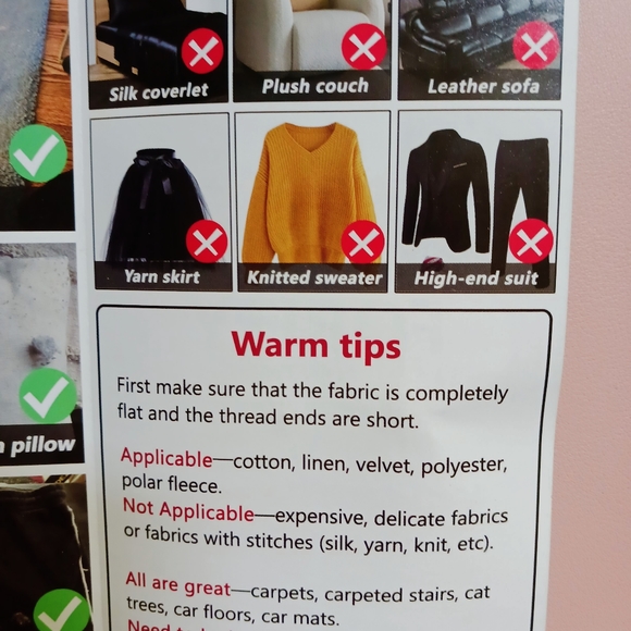 FORITY Lint Remover Set of 2 Fuzz Fabric Removing Roller Brush Shaver Tool NEW - Picture 9 of 11